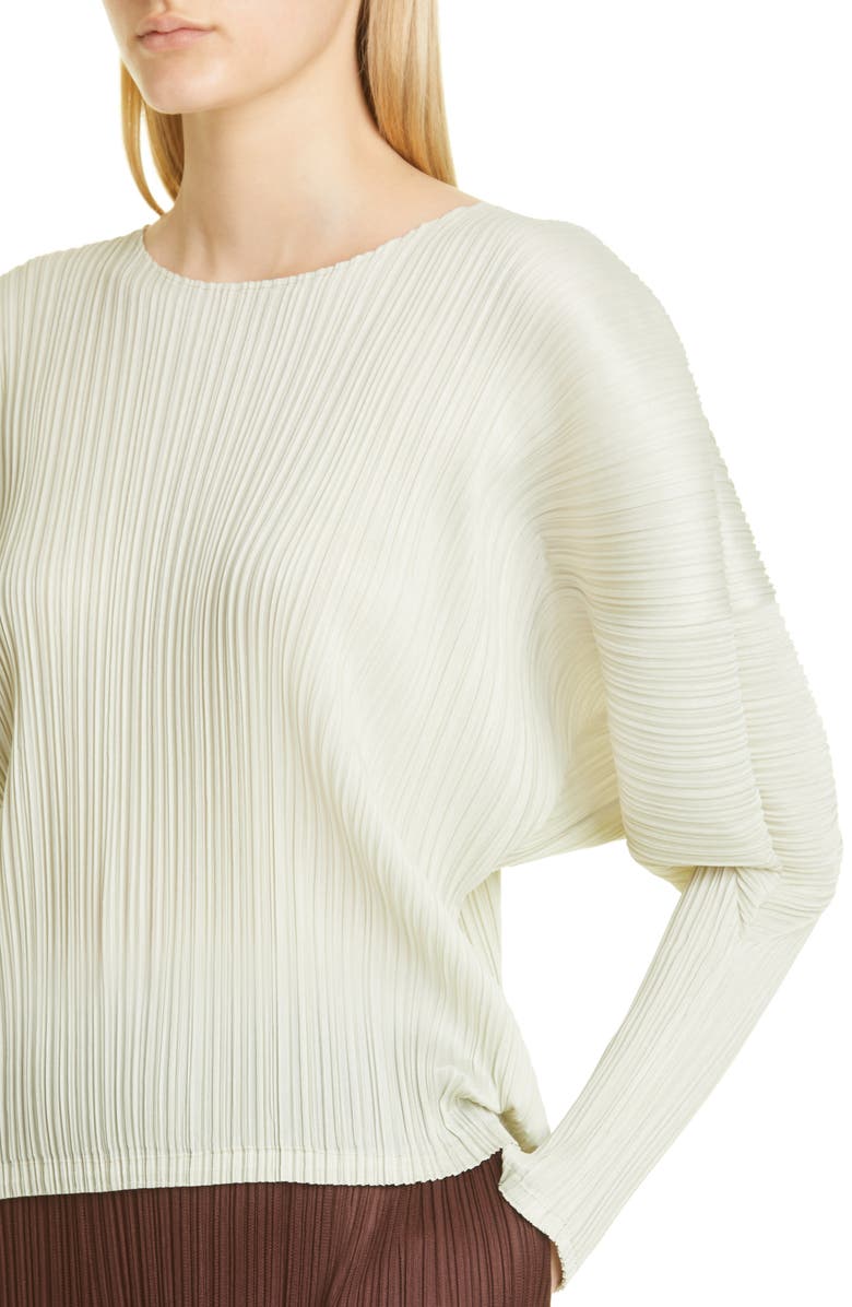 Pleats Please Issey Miyake Monthly Colors October Pleated Top, Alternate, color, 