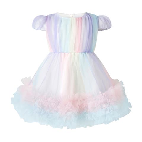 Rainbow Tulle Party Dress (Baby)