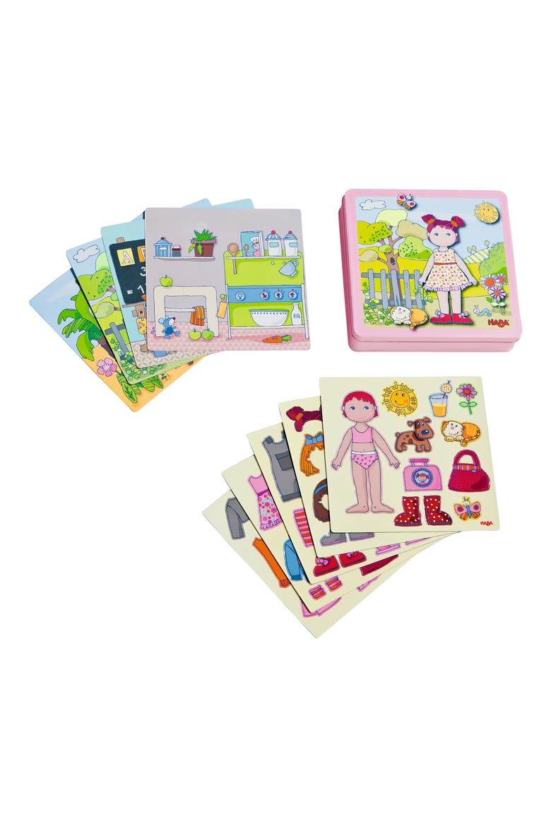 Lilli Magnetic Doll Activity Set, Main, color, PINK