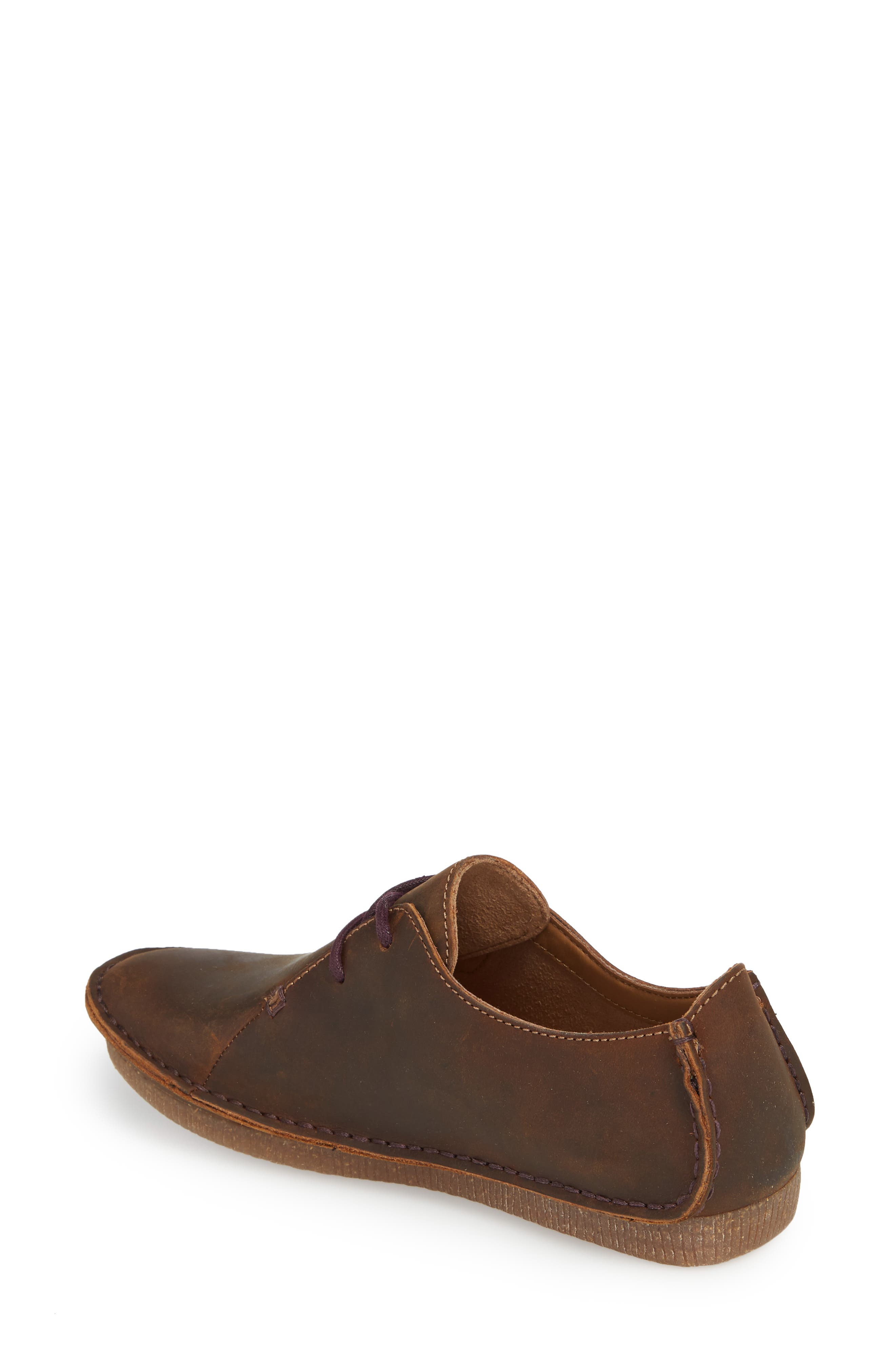 Clarks<sup>®</sup> Janey Mae Flat, Alternate, color, Beeswax Leather