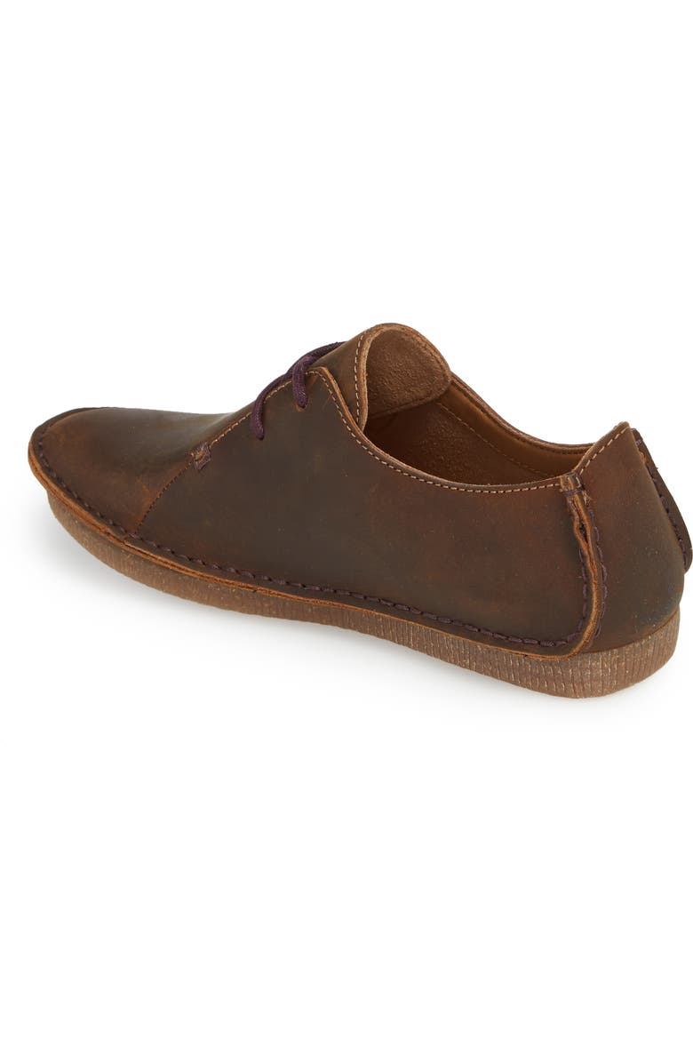Clarks<sup>®</sup> Janey Mae Flat, Alternate, color, Beeswax Leather