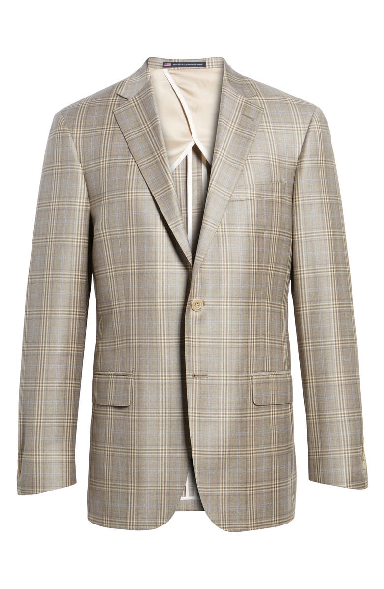Hart Schaffner Marx Classic Fit Plaid Wool Sport Coat, Alternate, color,