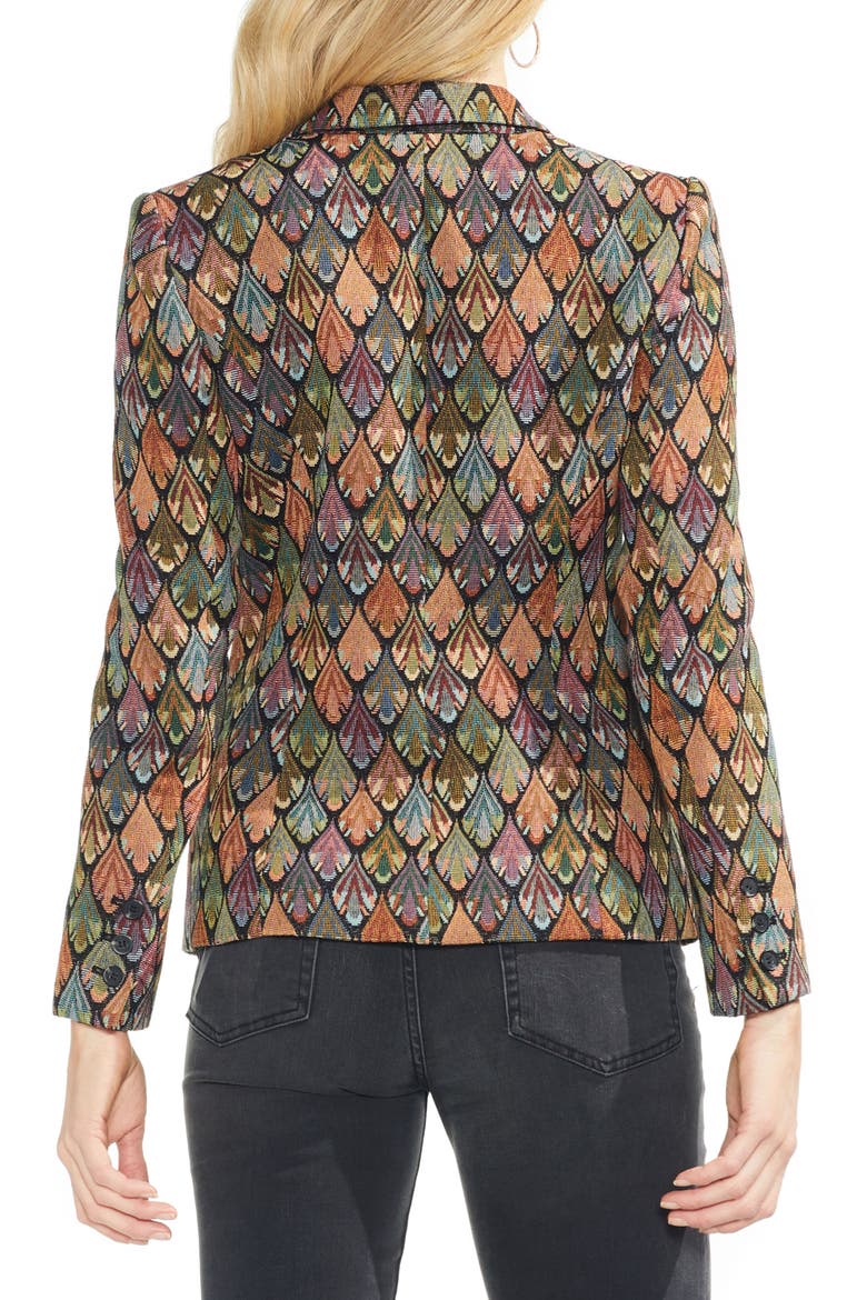 Tapestry Blazer, Alternate, color, RICH BLACK
