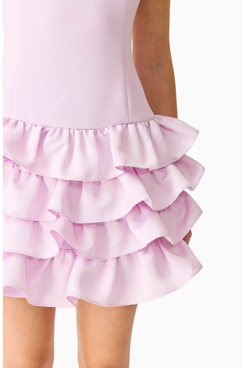 Saphine Ruffle Minidress, Alternate, color, PINK