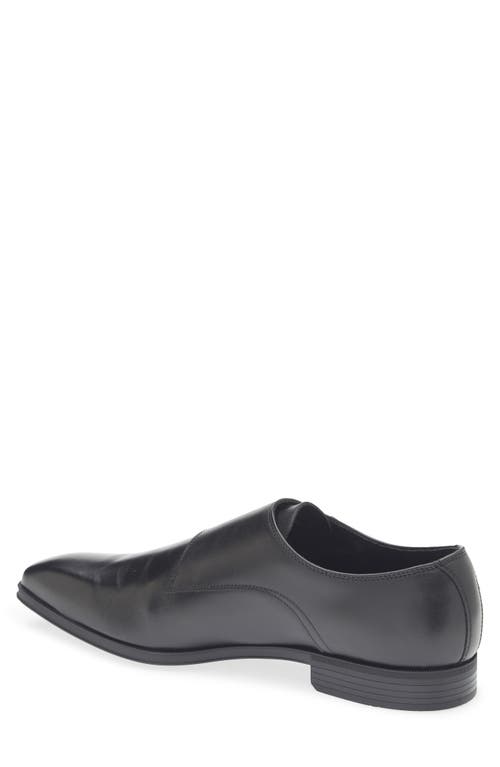 Hugo Boss Boss Theon Double Monk Loafer In Black
