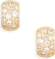 Nadri The Perfect Gift Crushed Pave Stud Earrings