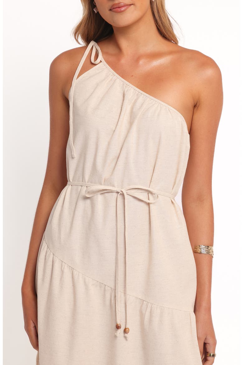 Hilde Asymmetric Maxi Dress, Alternate, color, OATMEAL