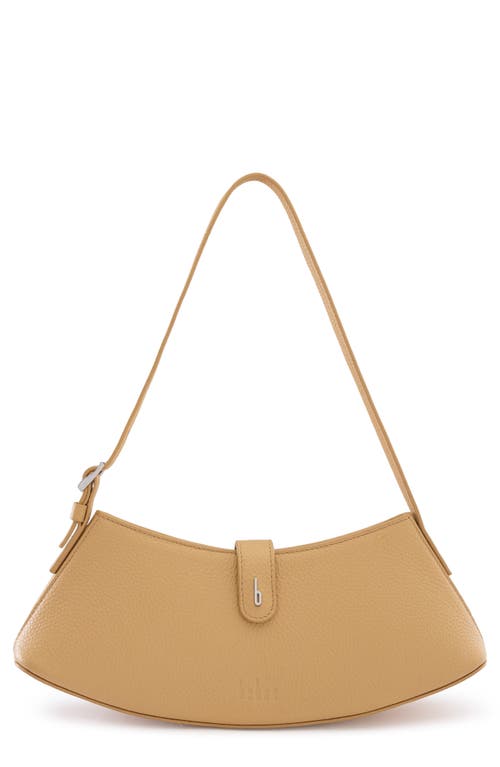 behno Mini Ruth Pebble Leather Shoulder Bag in Bisque at Nordstrom