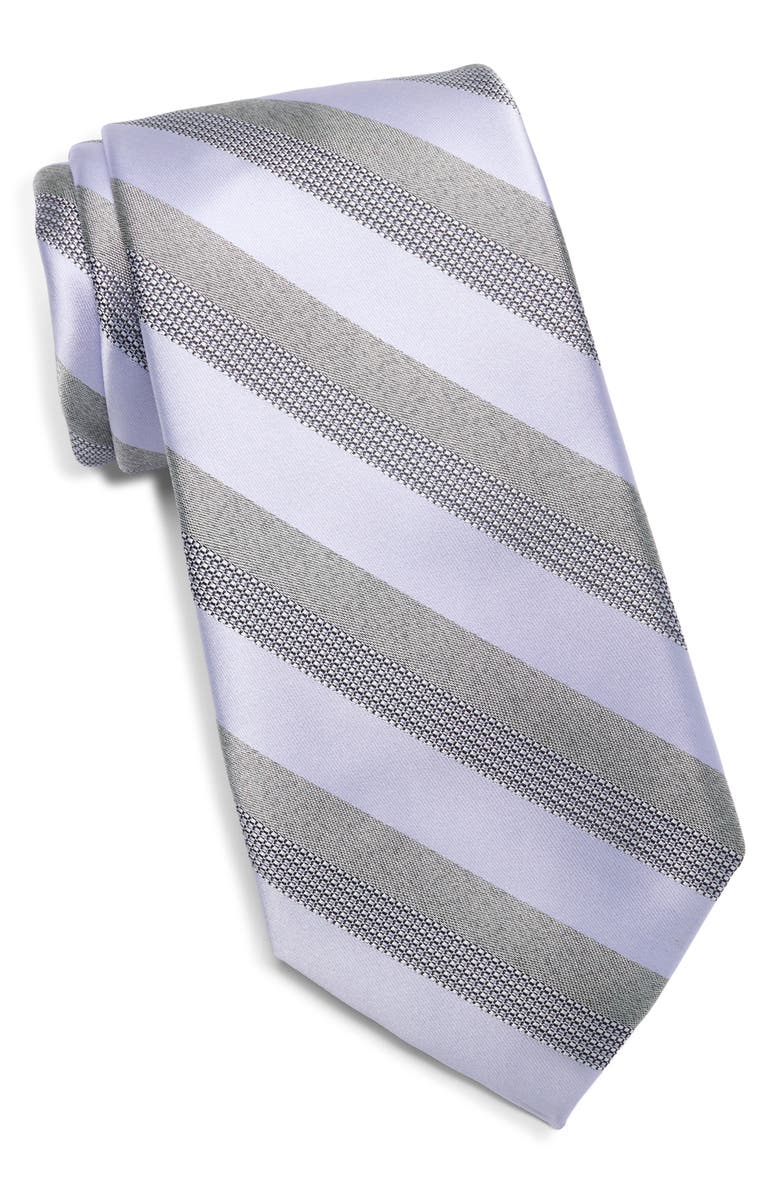 NORDSTROM RACK Warren Stripe Tie, Main, color, Lilac