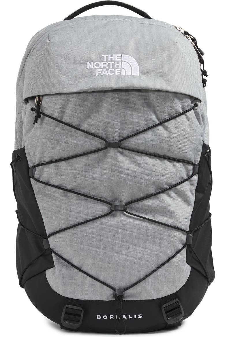 north face backpack light grey Women's The Borealix Luxe comfortable stitch lines The North Face Women's Borealis
