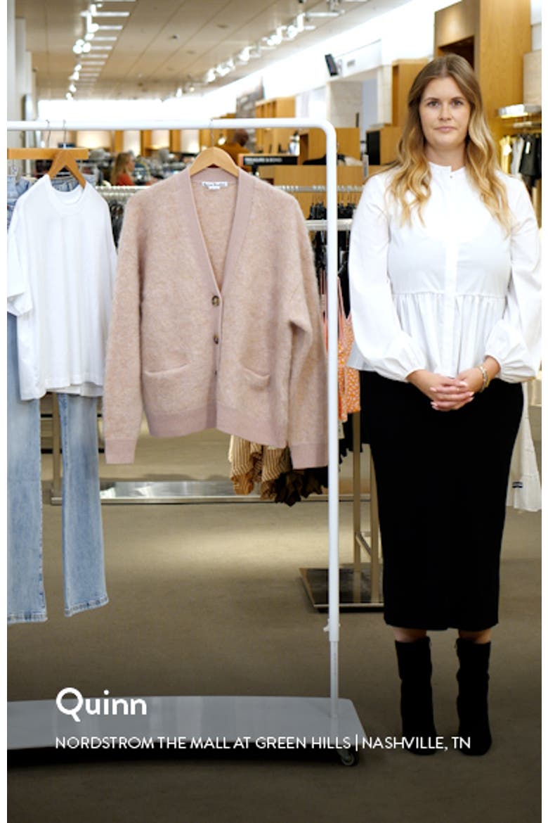 Rives Mohair & Wool Blend Cardigan video