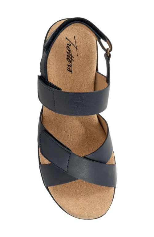 Trotters River Slingback Sandal In Navy
