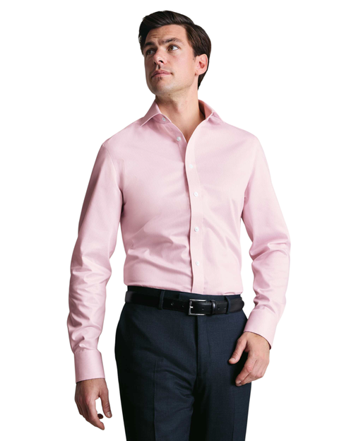 Non-Iron Greenwich Weave Cutaway Shirt