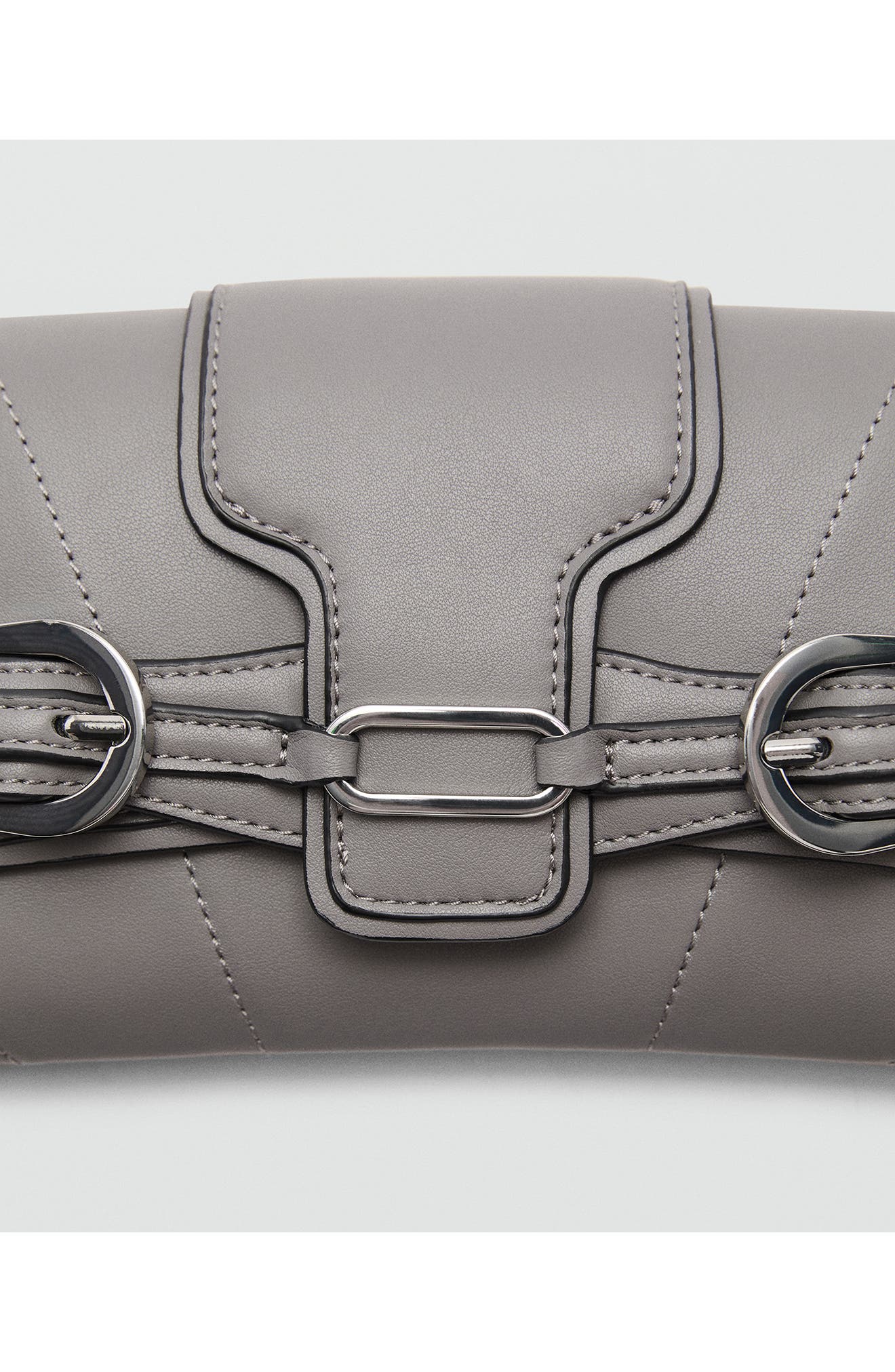 MANGO Faux Leather Shoulder Bag, Alternate, color, 