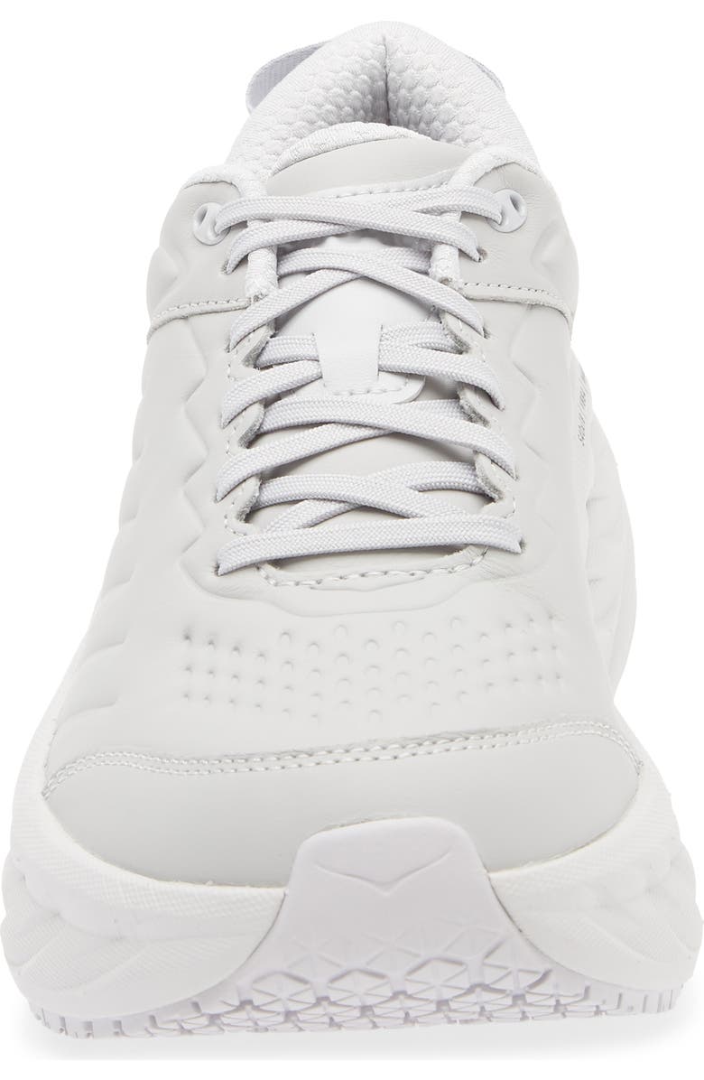 HOKA Bondi SR Water Resistant Sneaker, Alternate, color, Harbor Mist / Lunar Rock