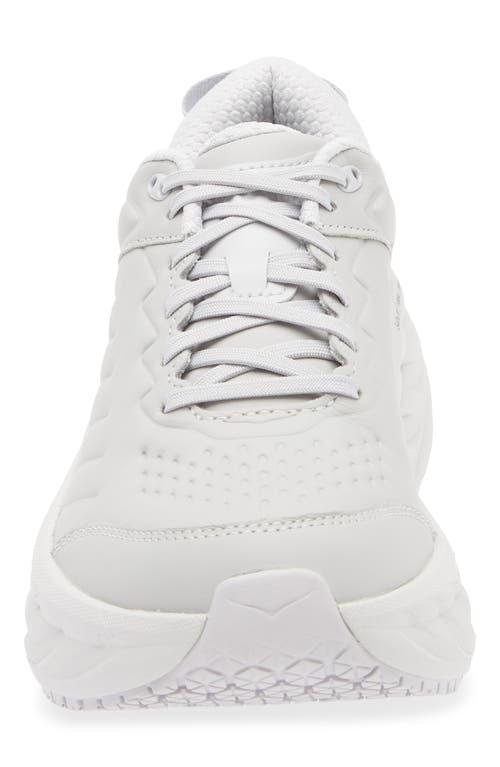 Hoka Bondi Sr Water Resistant Sneaker In Gray