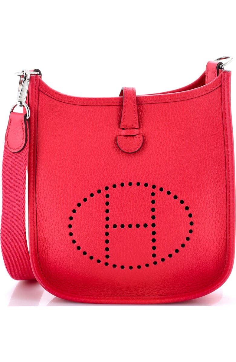 Pre-Owned Hermes Evelyne Bag Gen III Clemence TPM, Main, color, Rose Extreme