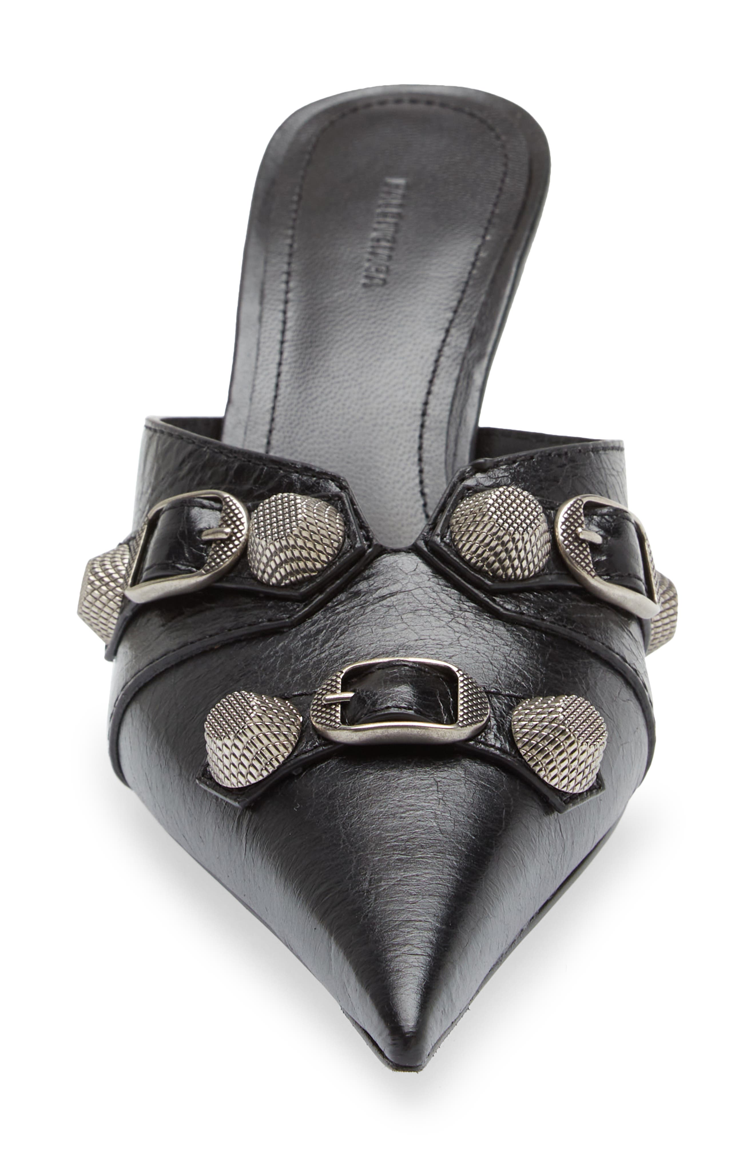 Balenciaga Cagole Pointed Toe Mule, Alternate, color, 