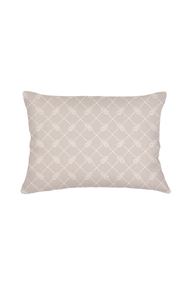 Captains Knots Linen Pillow Cover Only, Main, color, Natural Beige