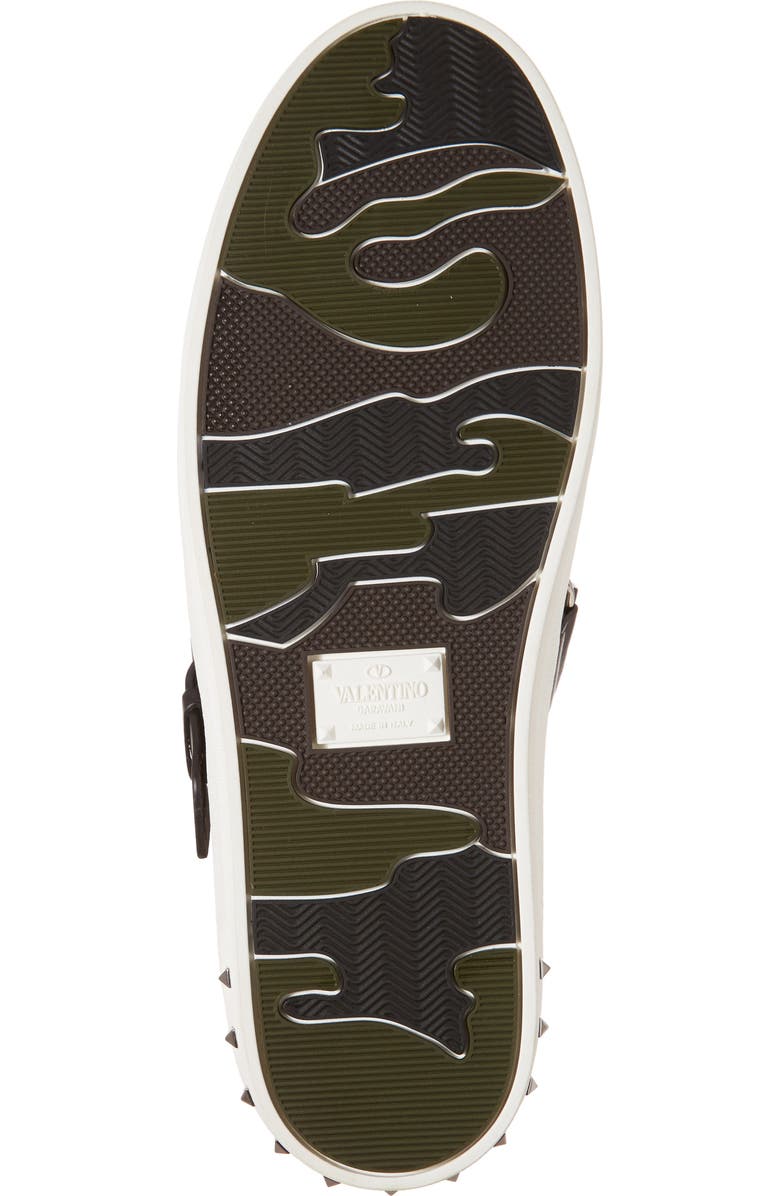 Valentino Garavani V-Punk Buckle Strap Sneaker, Alternate, color,