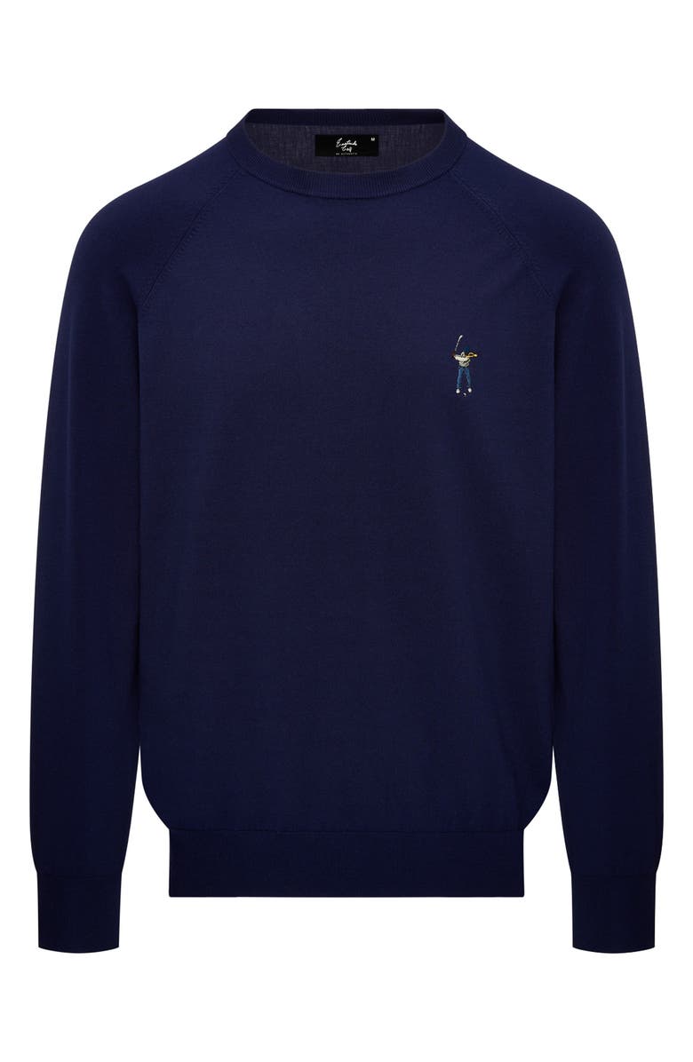 Eastside Golf Links Sweater, Main, color, Navy