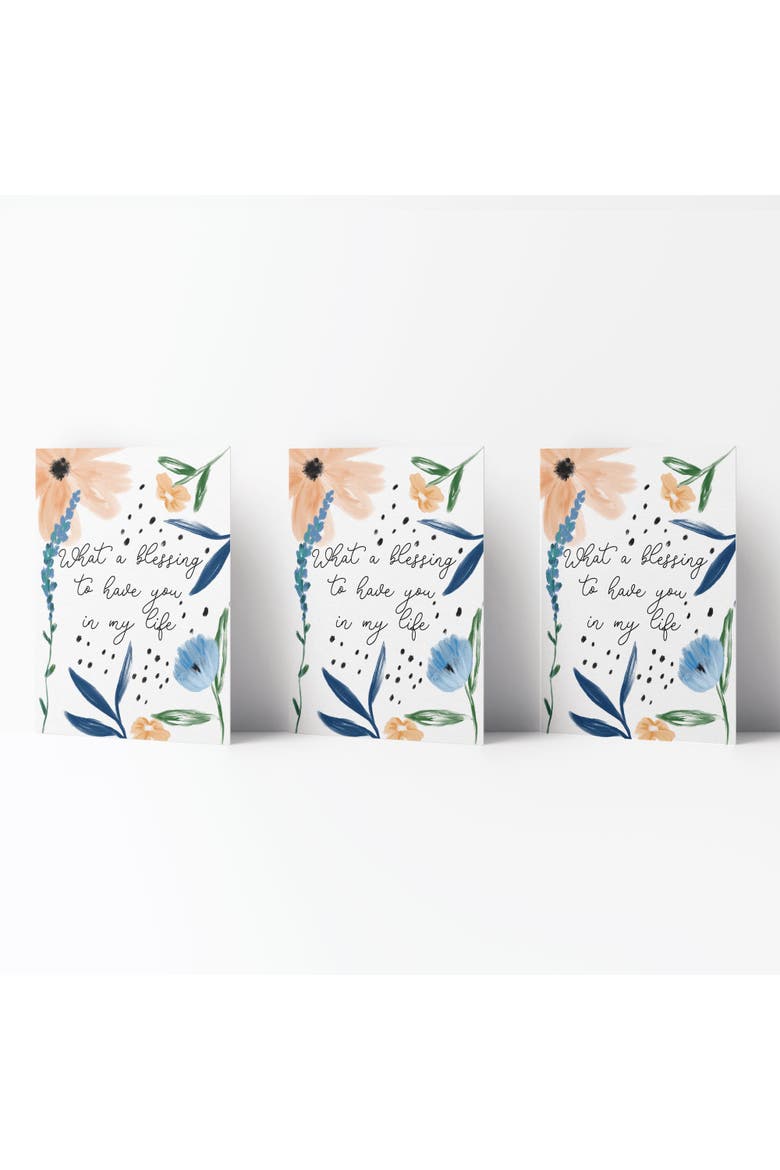 Love/Friendship Greeting Card Pack (3ct) "What A Blessing To Have You In My Life", Main, color, Multi-Pack