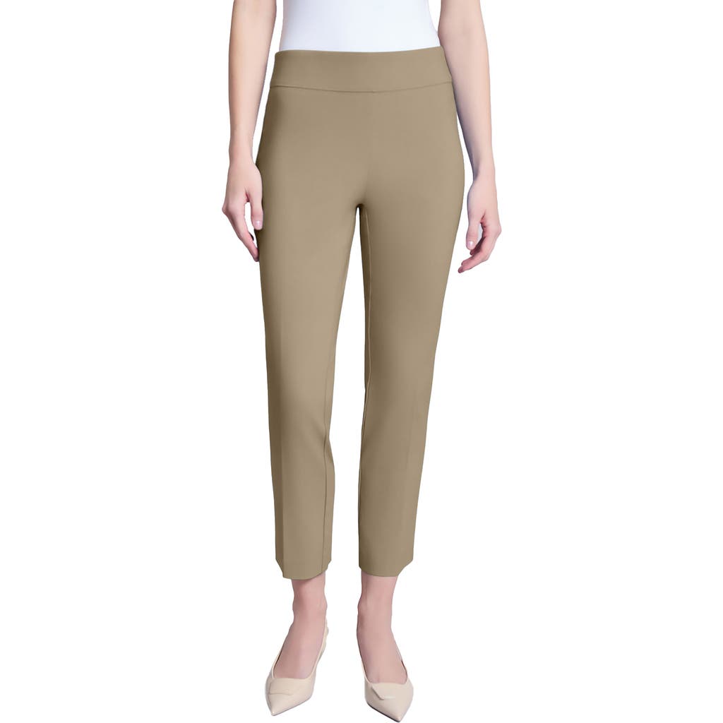 Jones New York Pull-on Slim Fit Ankle Pants In Jones Khaki