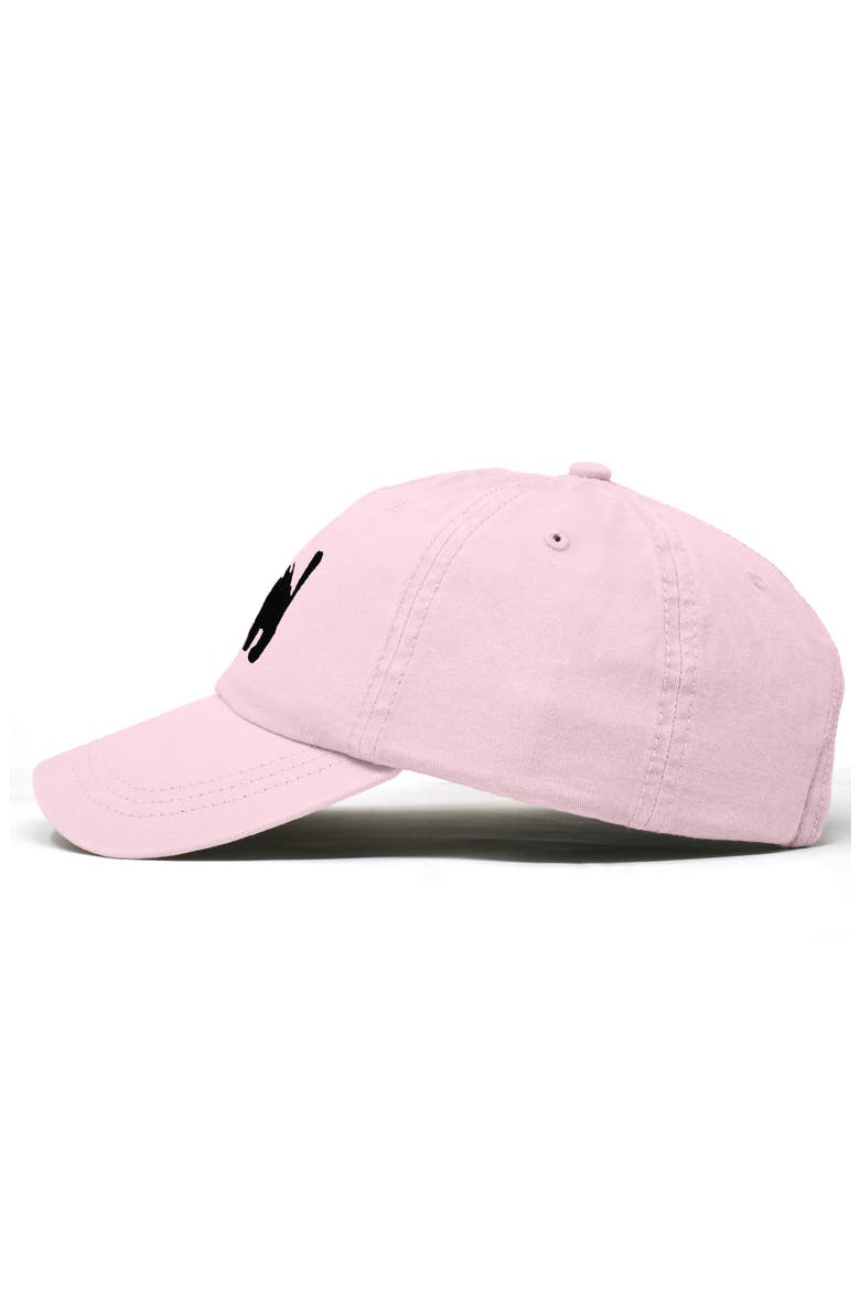 Blink Black Cat Dad Cap, Alternate, color, Washed Pink