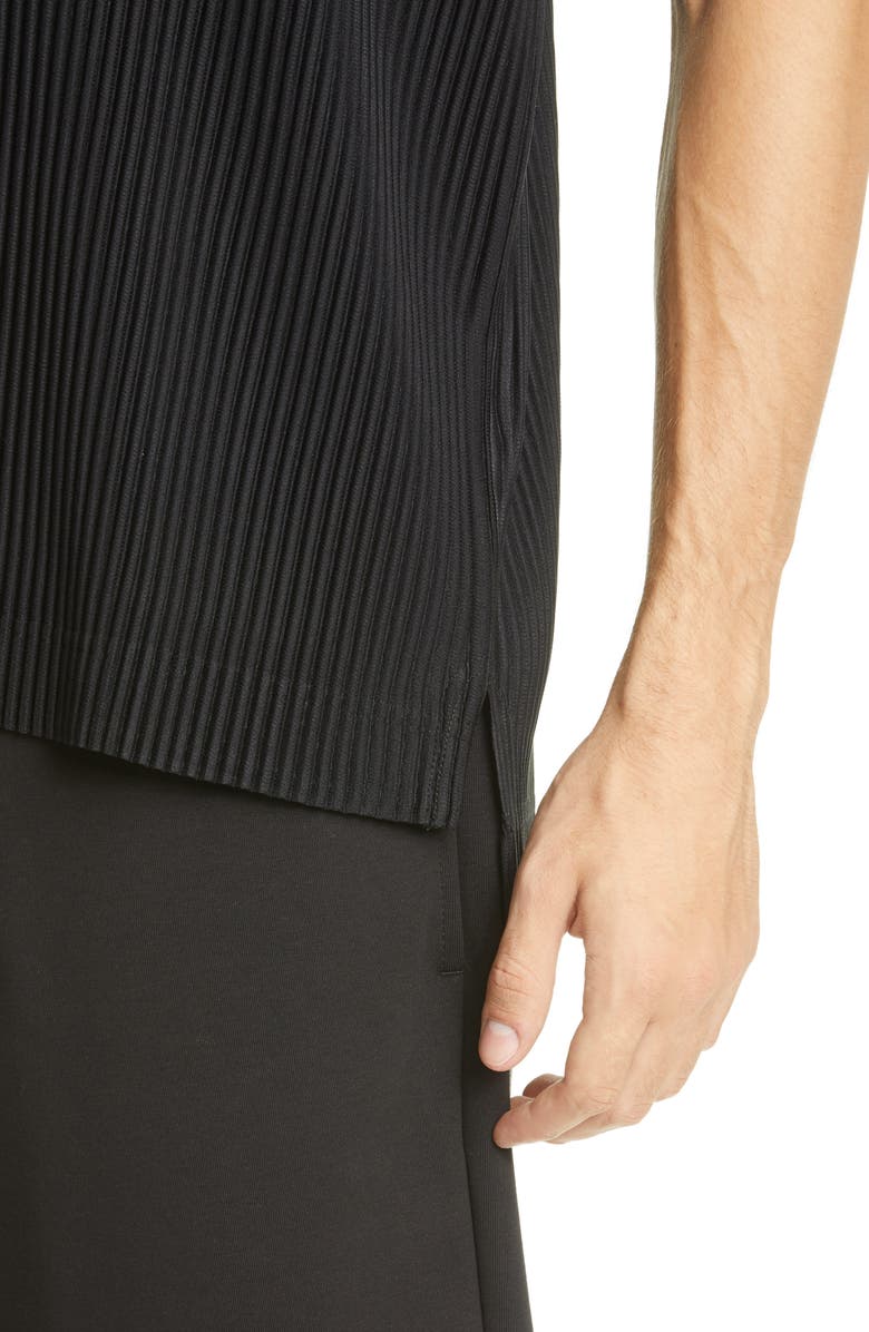 Homme Plissé Issey Miyake May Pleated Polo Shirt, Alternate, color,