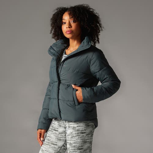 Tavi Winterly Puffer Jacket In Green