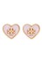 Kira Heart Stud Earrings