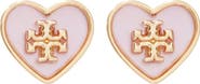 Tory Burch Forget Me Not Heart Stud Earrings