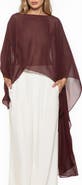Alexia Admor Junia Cover-Up High-Low Chiffon Top