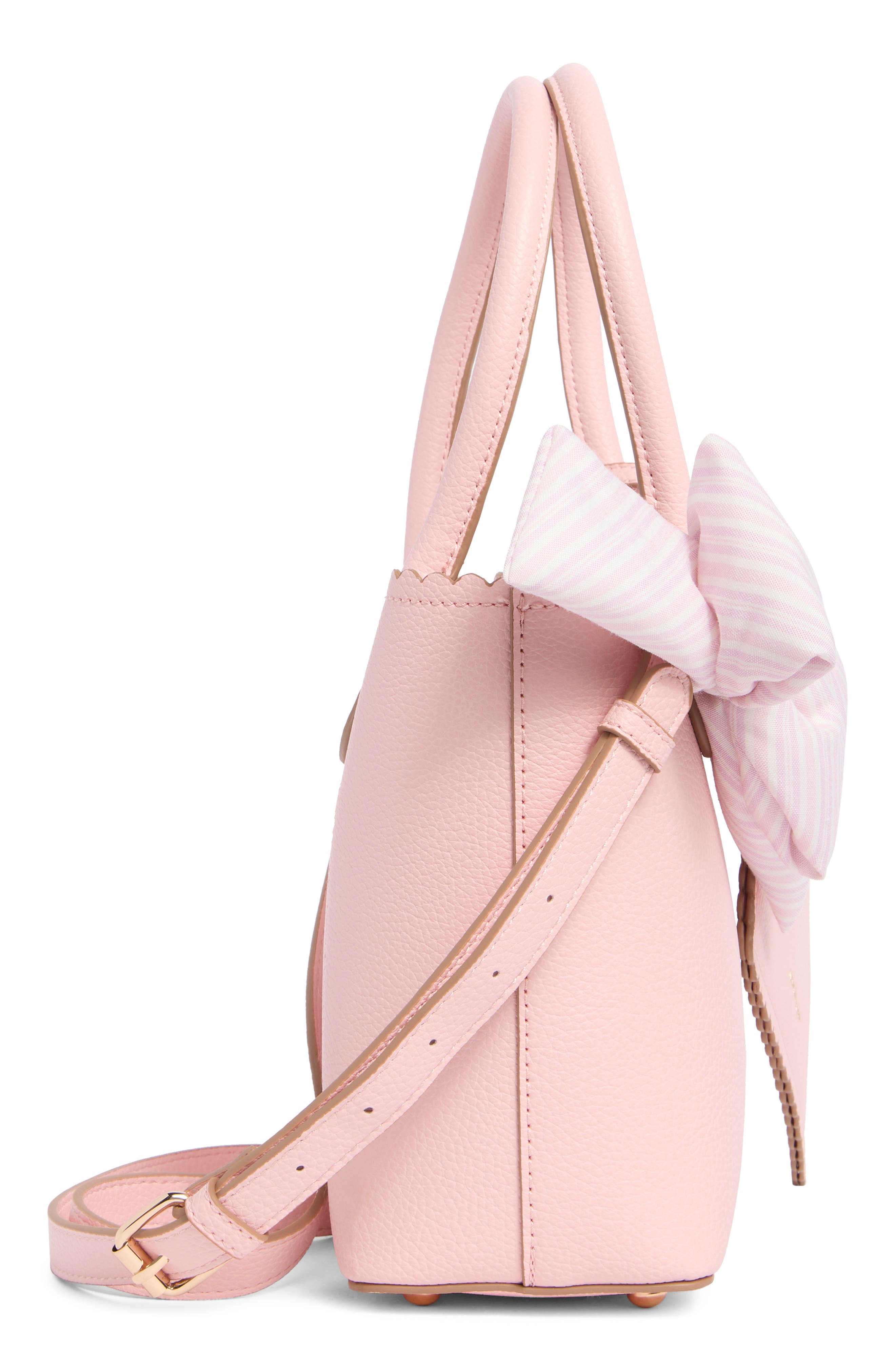 Nanette Lepore Convertible Satchel with Pouch, Alternate, color, Peachy Pink