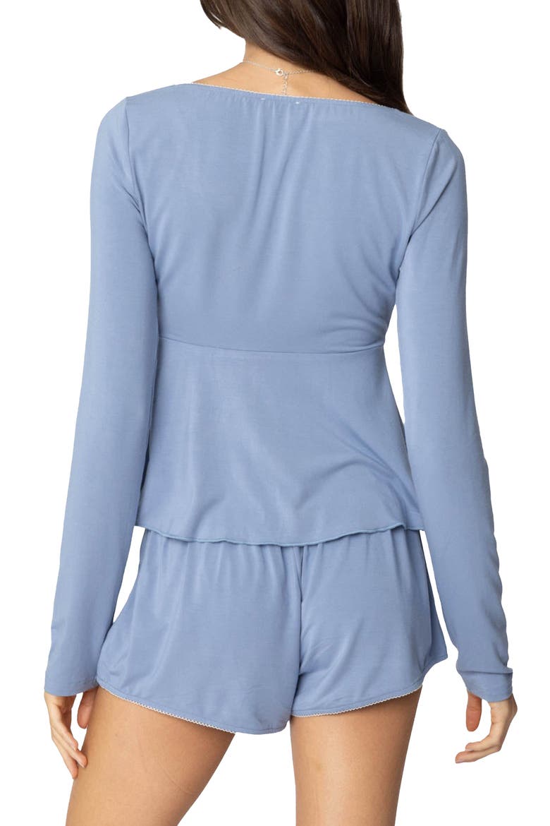 Kimia Babydoll Top, Alternate, color, BLUE