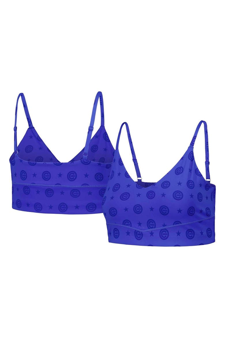 Women's Terez Royal Chicago Cubs Active Bra, Main, color, Royal