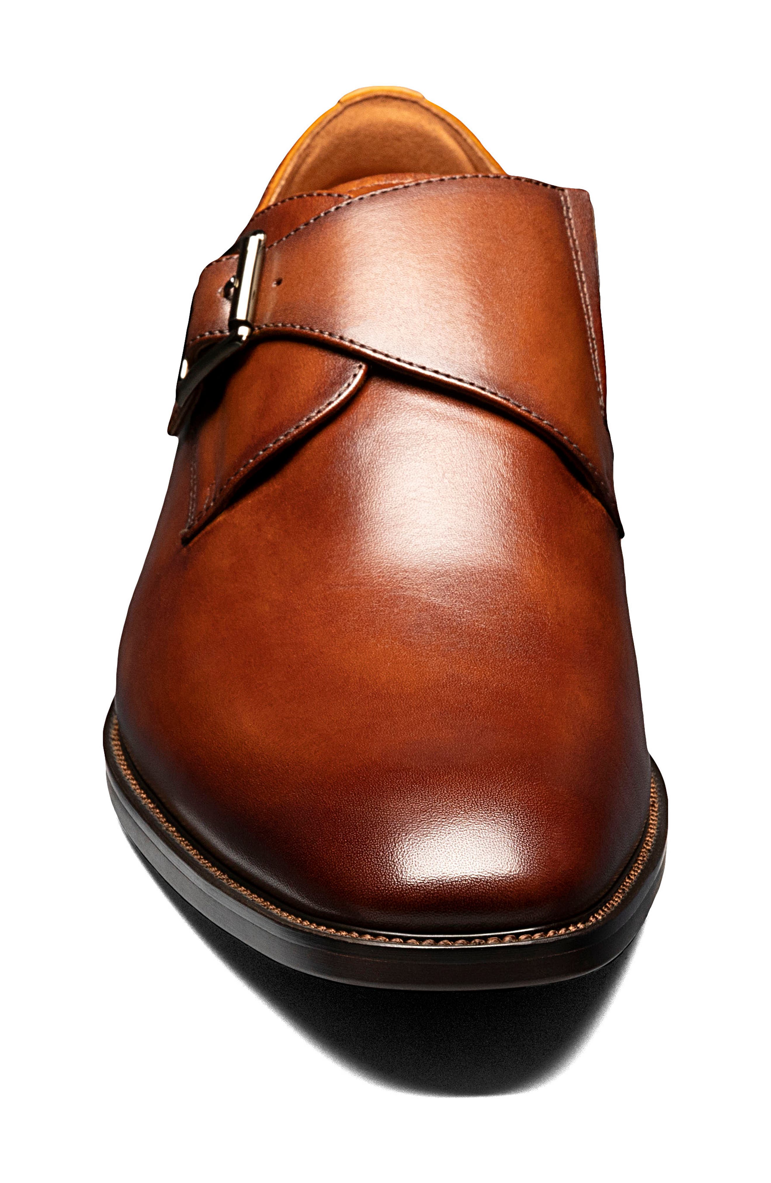 Florsheim Sorrento Monk Strap Shoe, Alternate, color, Cognac