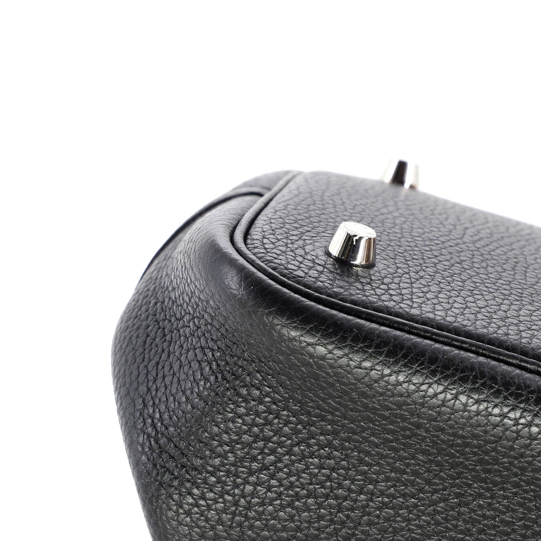 Pre-Owned Hermes Picotin Lock Bag Clemence MM, Alternate, color, Noir