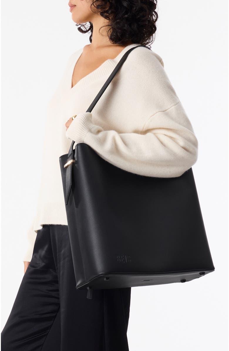 Béis The Wicked Faux Leather Tote, Alternate, color,