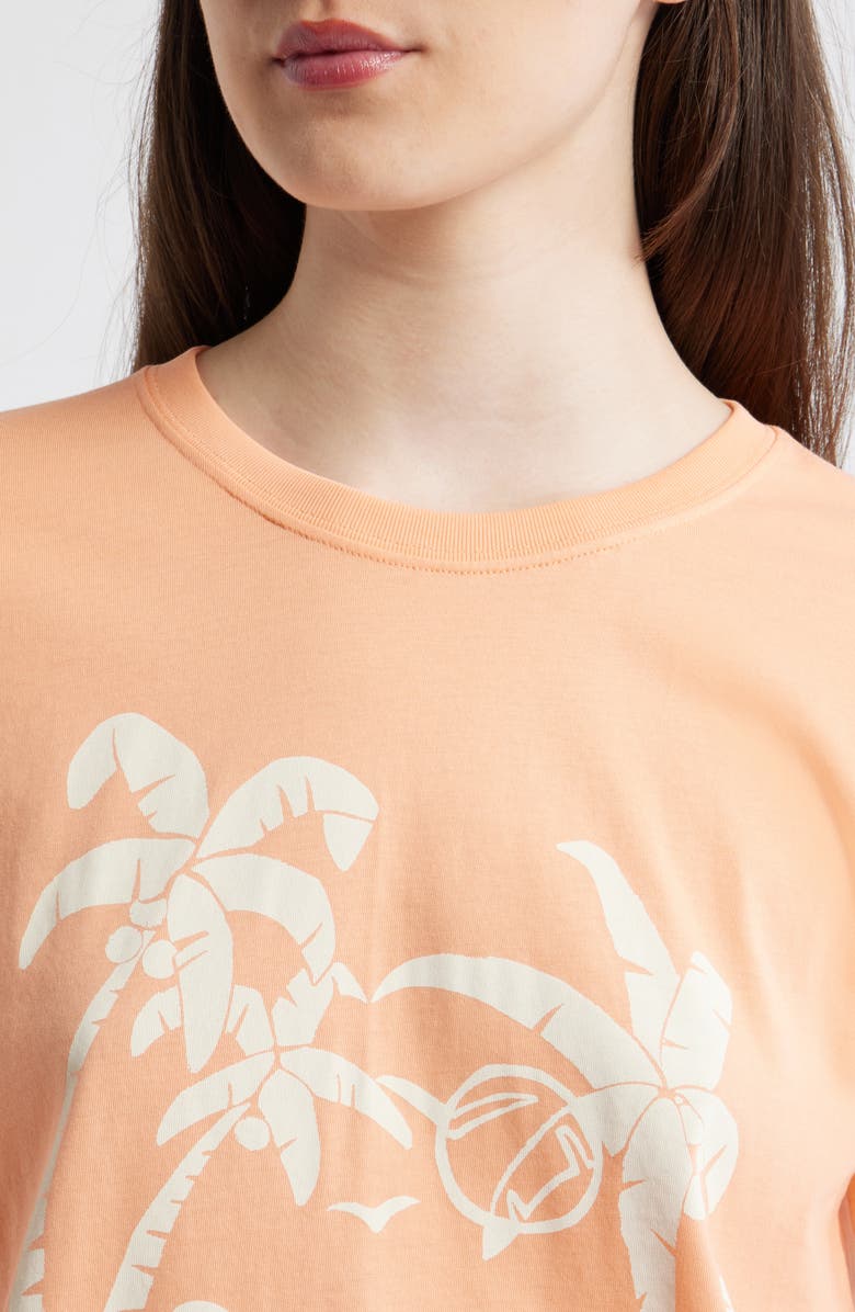 Rip Curl Moon Cotton Graphic T-Shirt, Alternate, color, Papaya