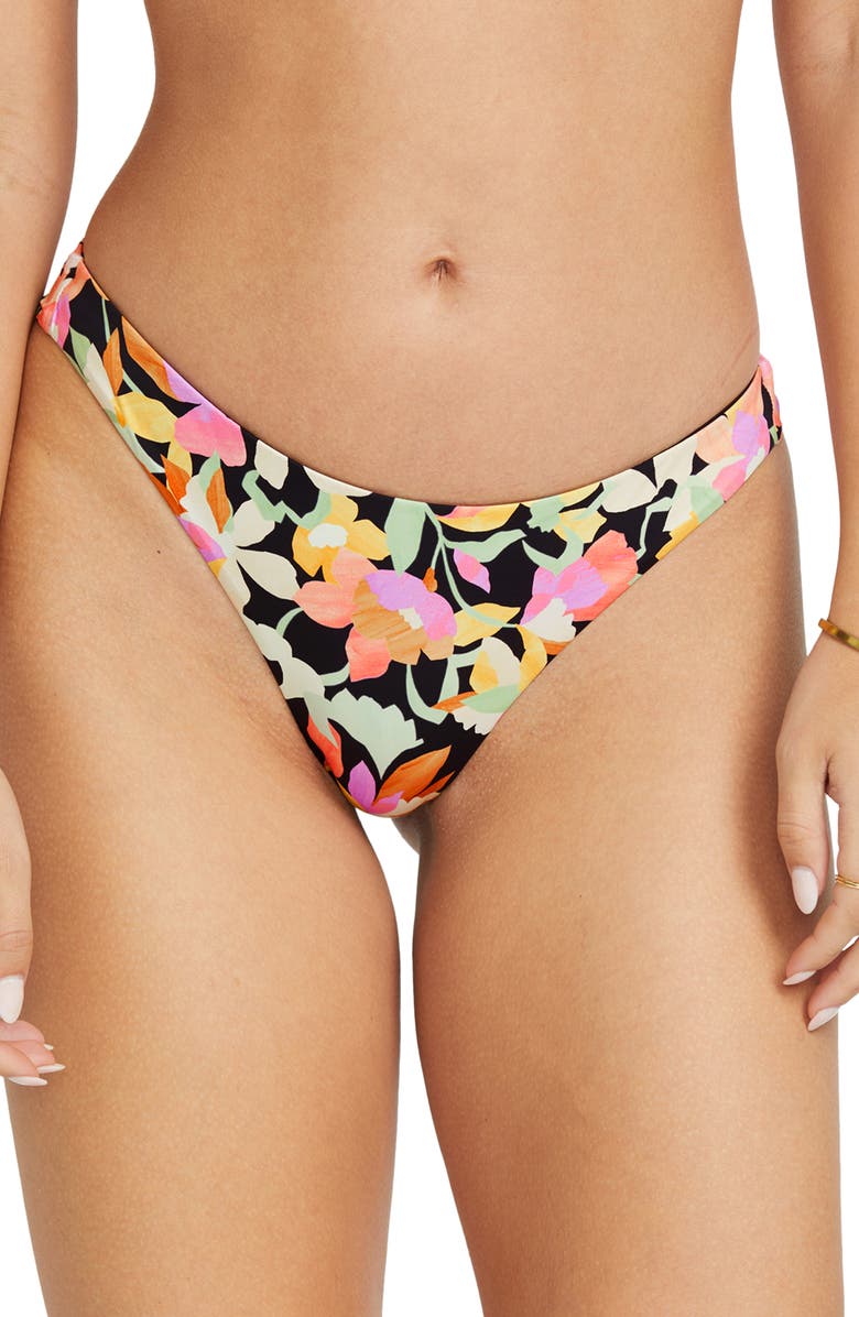 Billabong Faith in Flowers Tanga Bikini Bottoms, Alternate, color, 