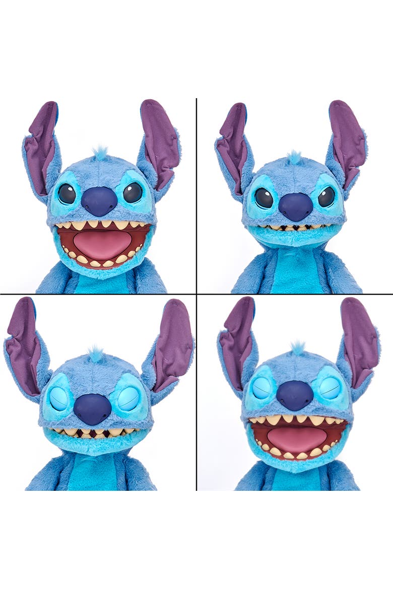 RealFX Disney Stitch Puppetronic Interactive Plush Toy by WOW! Stuff, Alternate, color, Multicolored
