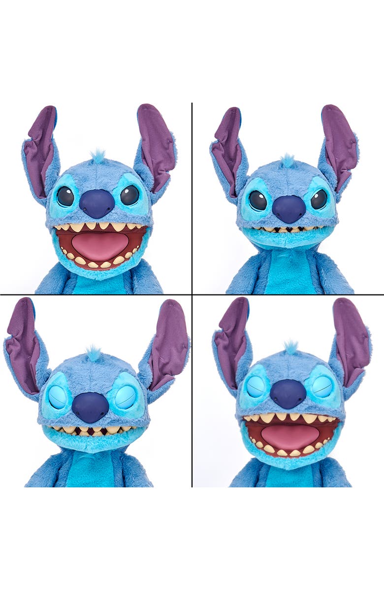Wow!Stuff RealFX Disney Stitch Puppetronic Interactive Plush Toy by WOW! Stuff, Alternate, color, Multicolored