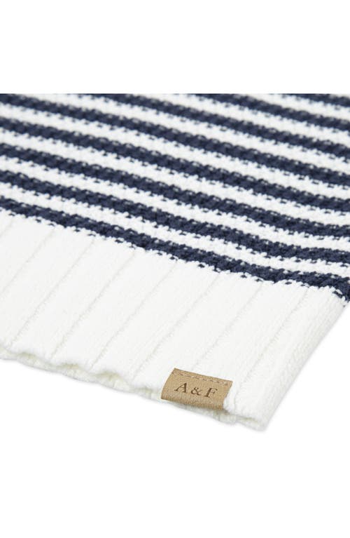 Abercrombie Kids Kids' Stripe Balloon Sleeve Sweater In Blue
