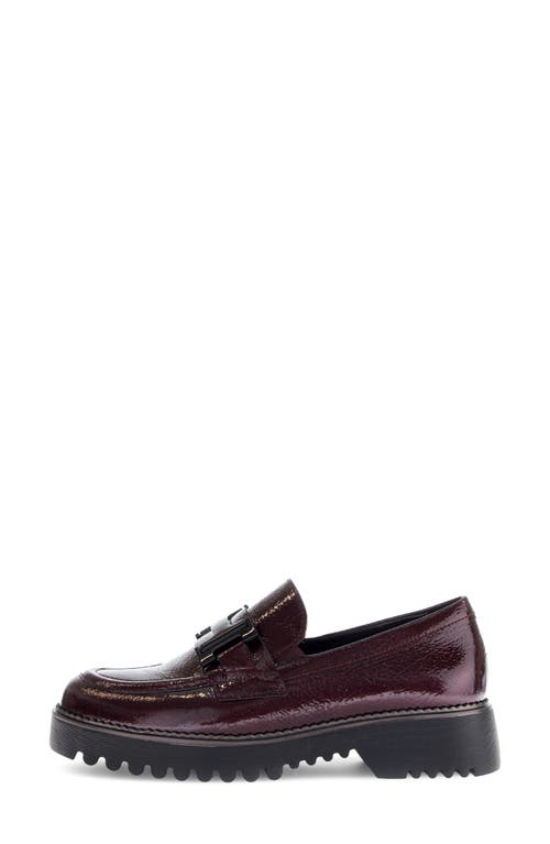 Gabor 72.452 Bit Loafer In Burgundy