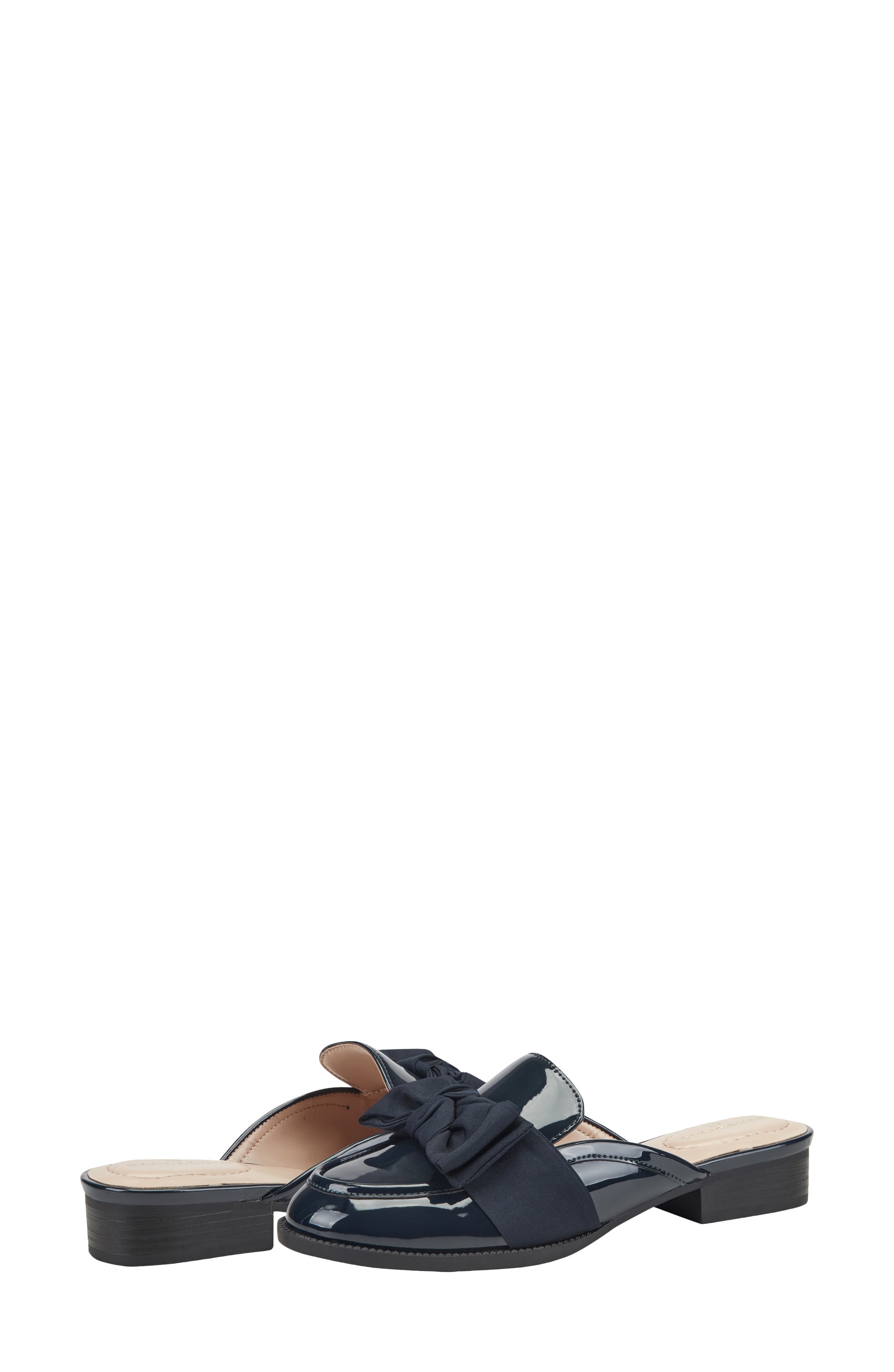 Leilani Bow Mule, Alternate, color, NAVY