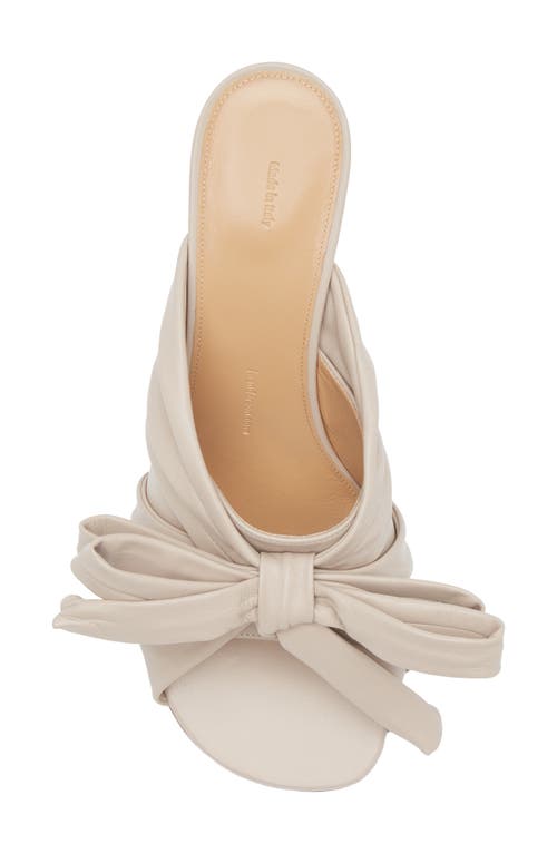 Jw Anderson Bow Sandal In 190 Taupe