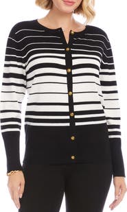 Karen Kane Stripe Cardigan