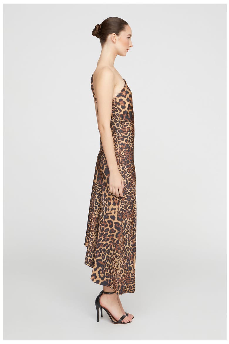 Mavis Satin Midi, Alternate, color, Leopard