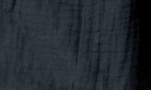 Gibsonlook Ruffle Cotton Gauze Drawstring Skirt In Black